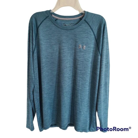Under Armour Men's Tech Long Sleeved Athletic Cardio Exercise Shirt Size XL - Picture 1 of 16